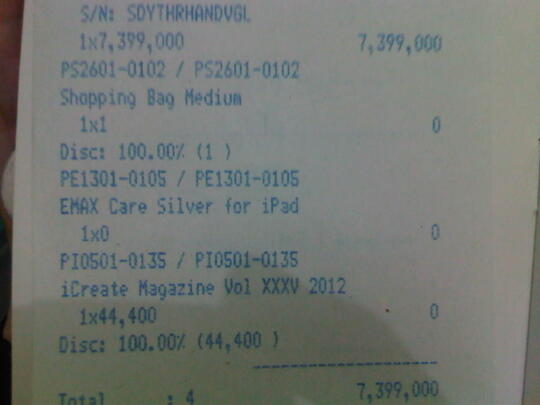 Ipad 3 white (32GB wifi+cell) ex. emax