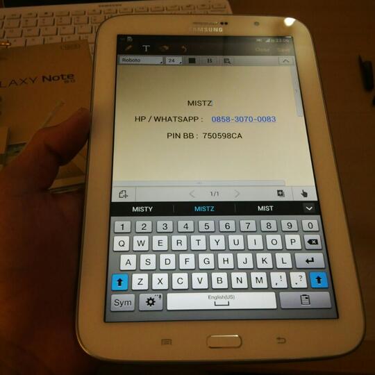 SAMSUNG GALAXY NOTE 8 LTE (N5100/N5120) SECOND. MULUS