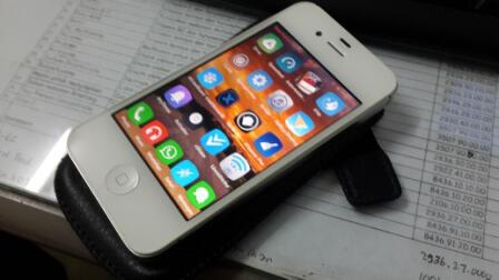 Jual IPhone 4S 32GB white mulus gan