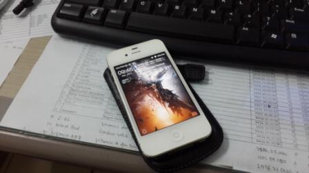Jual IPhone 4S 32GB white mulus gan