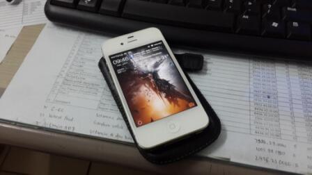 Jual IPhone 4S 32GB white mulus gan