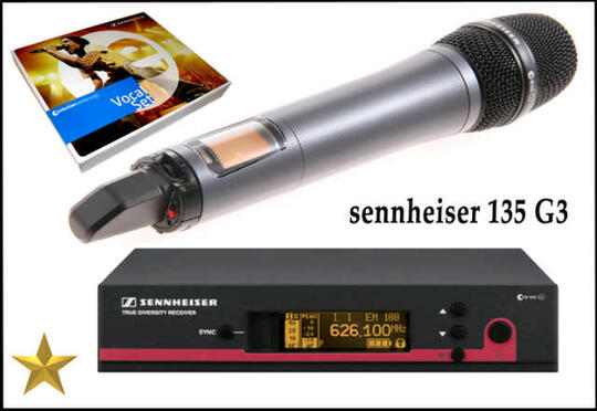 Jual Mic/Microphone,Cable/Wireless "SENNHEISER" (For :Vokal / Drum) NEW.