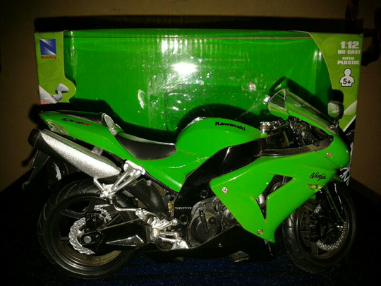 ninja 250 diecast miniatur
