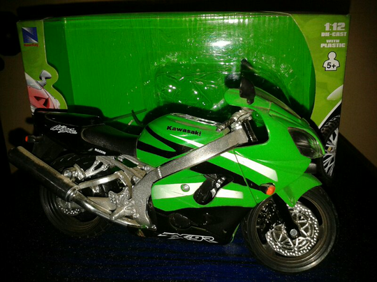 ninja 250 diecast miniatur