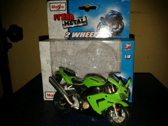 ninja 250 diecast miniatur