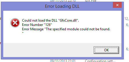gfxcore dll error fifa manager 13 system