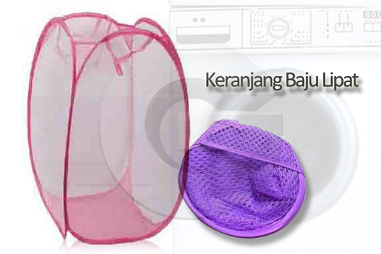 Terjual Grosir Keranjang  Lipat  Hamper buat pakaian baju  