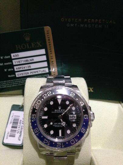 ROLEX GMT MASTER II 116710 BLNR BLACK \u0026 