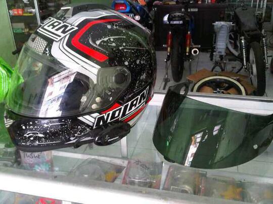 Jual helm fullface agv k3 dan nolan n63 mulus