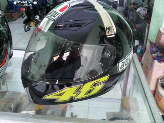 Jual helm fullface agv k3 dan nolan n63 mulus