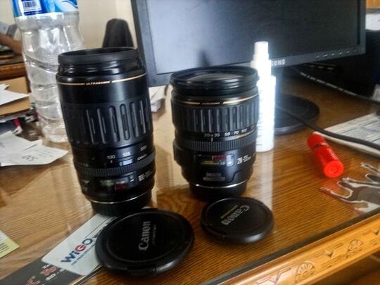canon 28-135 IS USM & canon 100-300 USM murah
