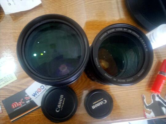 canon 28-135 IS USM & canon 100-300 USM murah