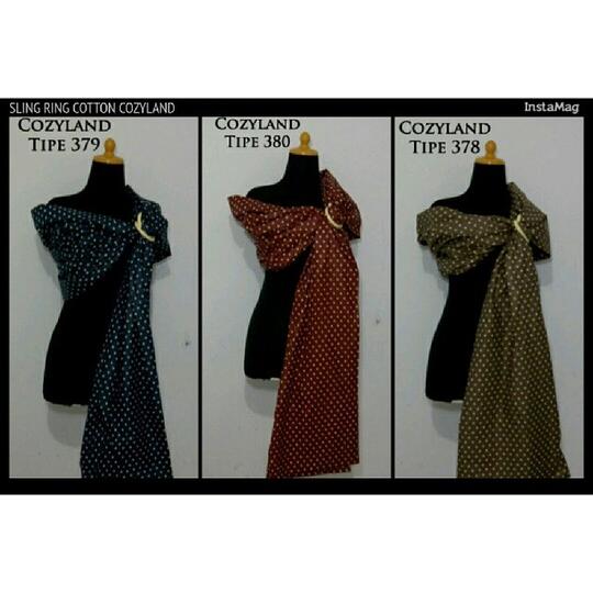 Sling ring Cozyland ( gedongan ring bayi modern ), dijamin gaya dan nyaman