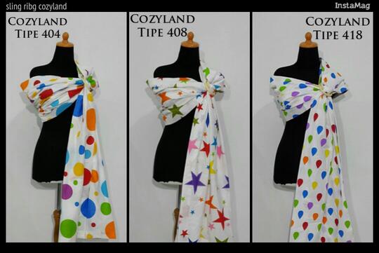 Sling ring Cozyland ( gedongan ring bayi modern ), dijamin gaya dan nyaman