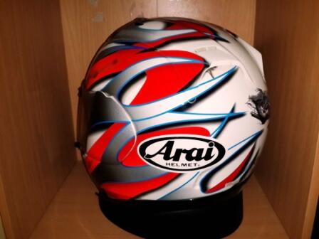 Terjual Helm Arai RX7 RR4 Noriyuki Haga 