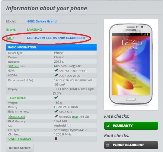 Samsung Galaxy Grand Duos Fullset Garansi Panjang