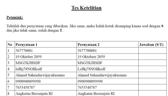 JUAL SOAL PSIKOTES PAHE (Paket Hemat) + Kunci Jawaban