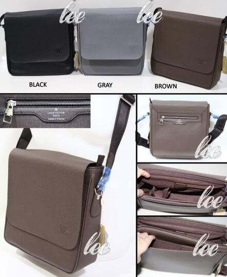 WTB Tas Selempang Pria LV Taiga 6653 Warna COKLAT