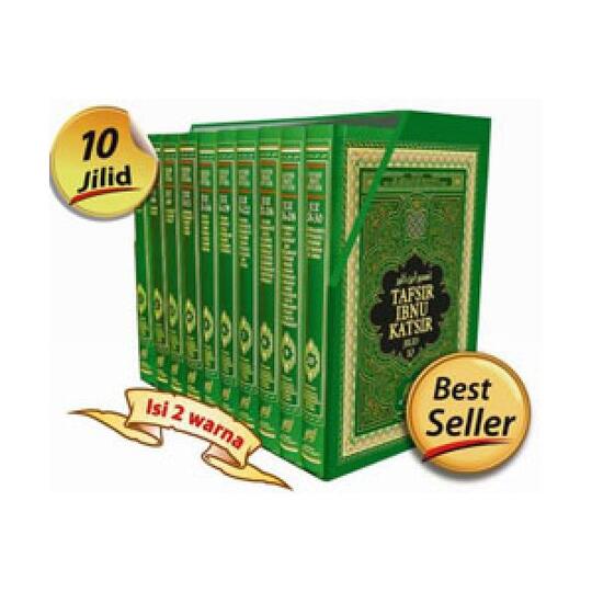 BUKU TAFSIR IBNU KATSIR 10 JILID ISI 2 WARNA