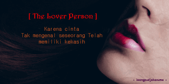 The lovers person