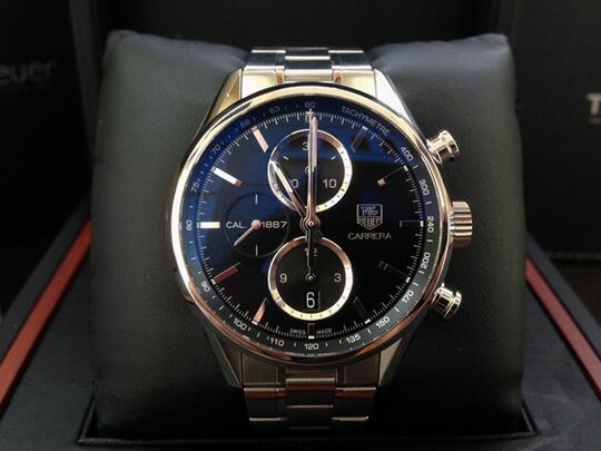 TAG Heuer CARRERA Cal.1887 Black Dial 