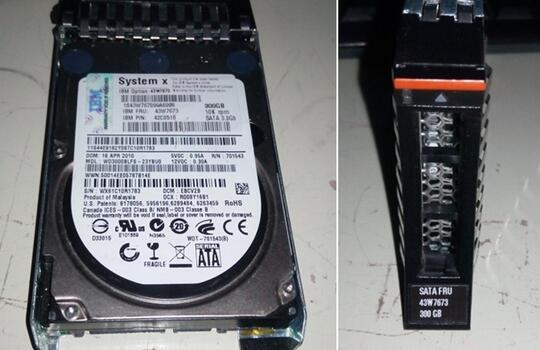 IBM SAS & SATA 2.5" ( 300GB, 500GB, 600GB, 900GB, 1.2TB )