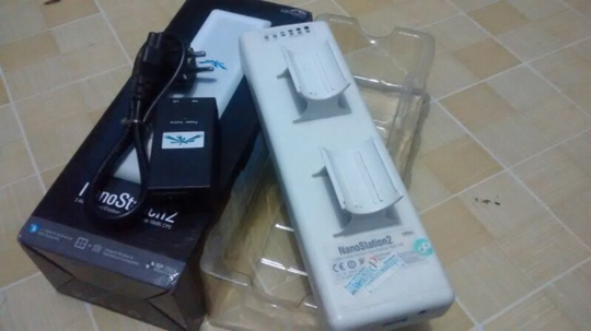 jual radio access point bullet ubiquiti/ ubnt m2hp dan nanostation 2