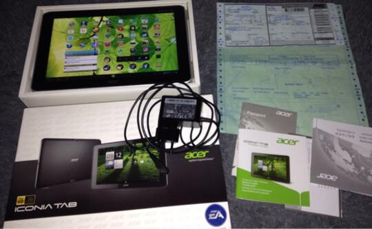 Acer tablet 10" android quadcore 1,2 ram 1gb storage 32gb COD bogor/ jakpus thamrin