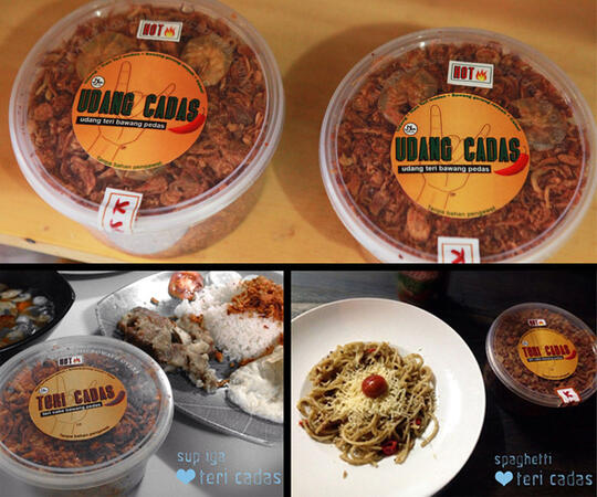UDANG CADAS, Udang Teri Bawang Cabai Pedas.. Yummy!!
