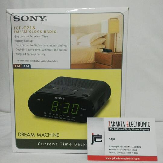 Sony Dream Machine FM/AM Alarm Clock Radio Model ICF-C218 
