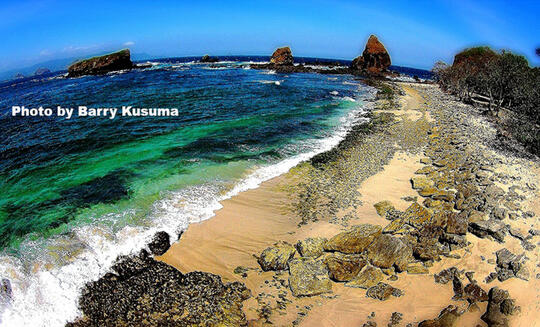 Papuma Jember Pantai terindah di Jawa Timur.