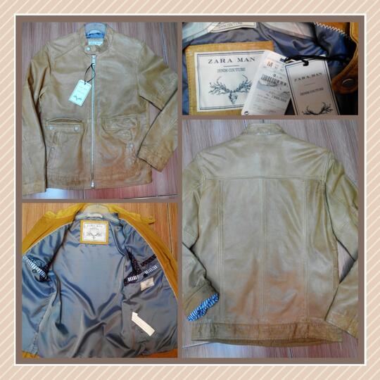 Jaket Kulit ZARA MEN size M