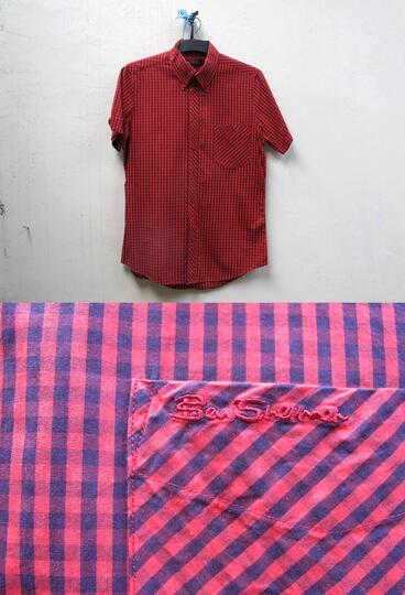 BEN SHERMAN & WONDERSOUL/KEMEJA GINGHAM 100% ORIGINAL!!