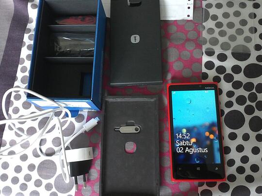 Nokia Lumia 920 Red - Pembelian 16 Juli 2014 (GARANSI NOKIA / ERAFONE panjang!)