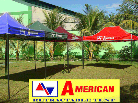 JUAL Tenda Lipat American Matic besi hitam 2x2, 2x3, 3x4, 3x6
