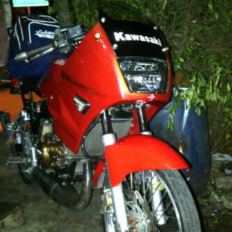 lampu depan headlamp ninja ssr utk fairing fiber atau abs plastik