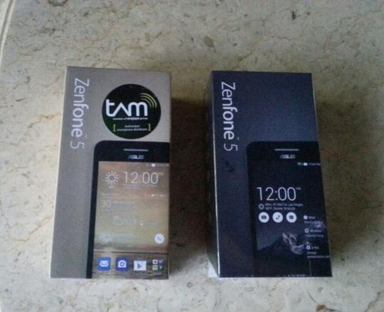 Asus Zenfone 5 Ram 2GB BNIB Resmi Gold & Black / Hitam Bandung bonus anti gores