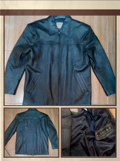 Jaket Kulit Sapi Bagus Lemas Ukuran M