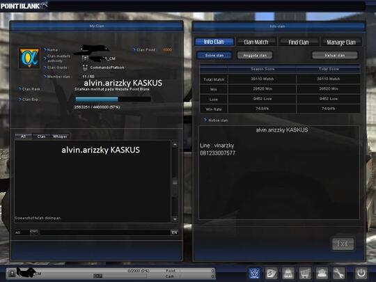 Clan PointBlank Commando Perak REKBER !!!