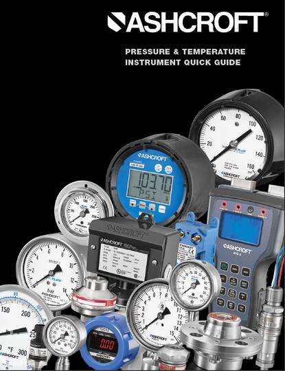 ASHCROFT Pressure and Temperature Measurement Equipment