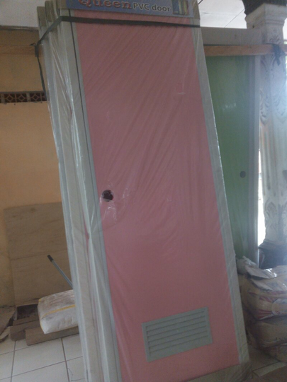 Terjual Jual PVC door pintu untuk kamar  mandi Murah  