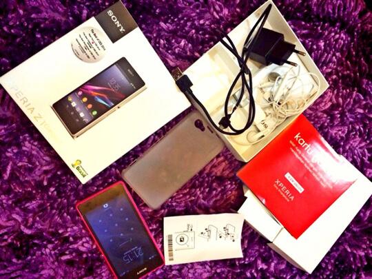 Sony experia Z1 compact pink