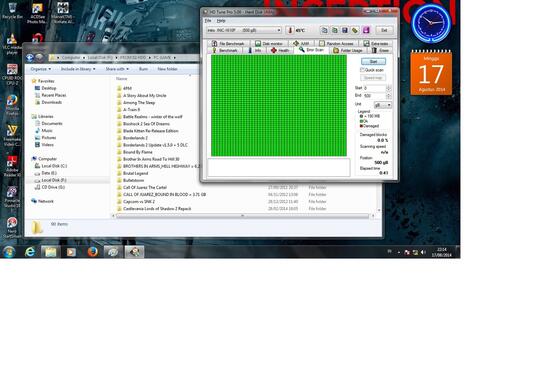 JUAL MURAH HDD 3.5" WD BLUE 500GB SATA 3 MULUS FULL ISI - BANDUNG
