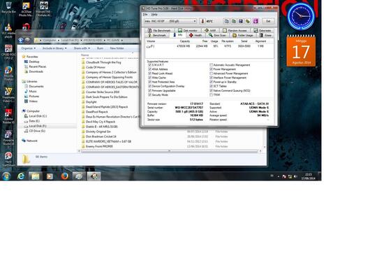 JUAL MURAH HDD 3.5" WD BLUE 500GB SATA 3 MULUS FULL ISI - BANDUNG