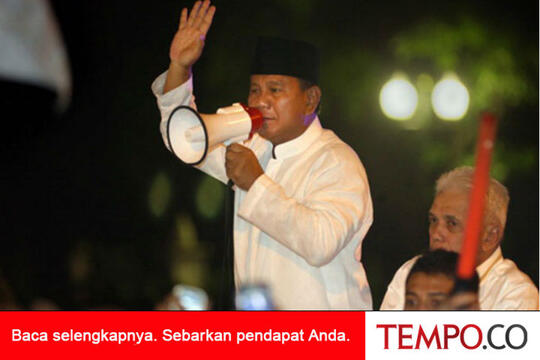 MK Tolak Gugatan, Prabowo Datang ke RSPAD