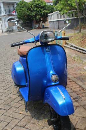 Terjual Vespa Super Thn 74 Biru Metalik Super Mulus Kaskus