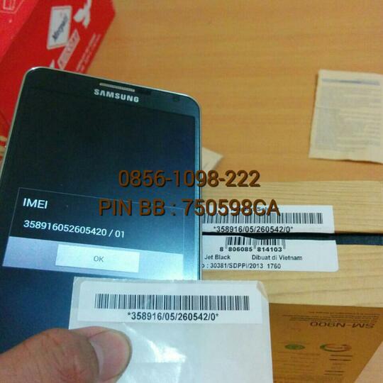WTS : SAMSUNG GALAXY NOTE 3 (SM-N900). KONDISI PERFECT. GARANSI PANJANG