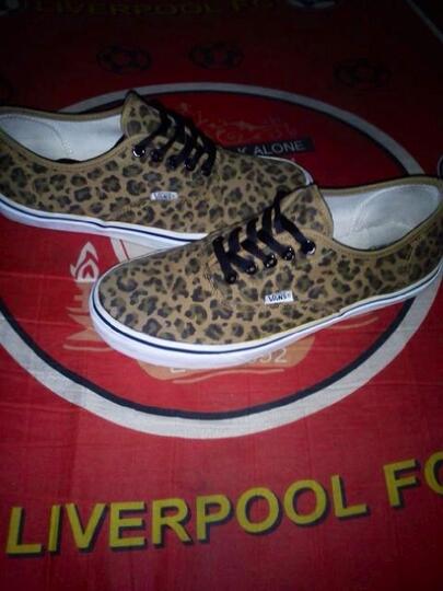 vans authentic van doren leopard