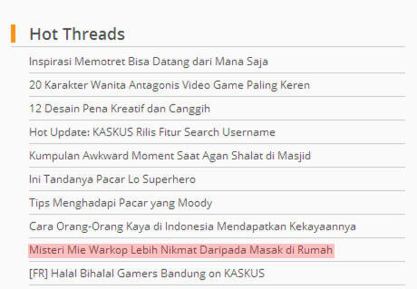 Misteri Mie Warkop Lebih Nikmat Dari Pada Masak di Rumah