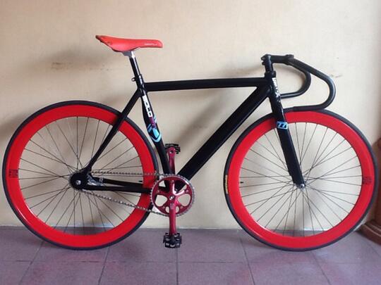 Terjual Sepeda Fixie Soloist 77 Hitam Merah Kaskus